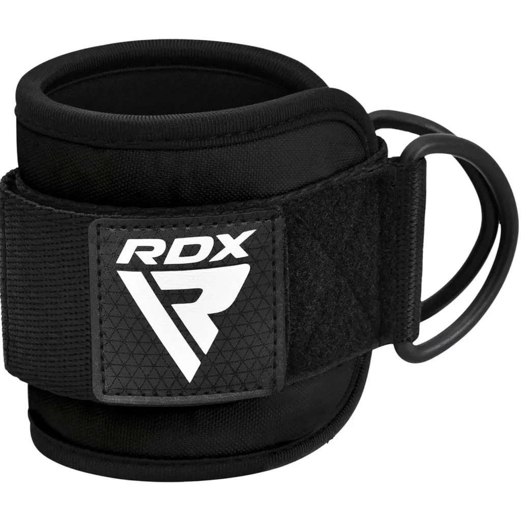 Манжета для тяги RDX A4 Gym Ankle Pro Black Pair (WAN-A4B-P) - зображення 6