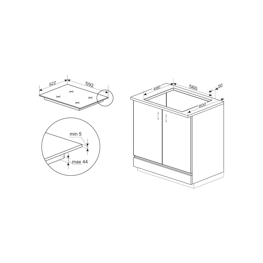 Варочна поверхня Hansa BHI679062 - зображення 3