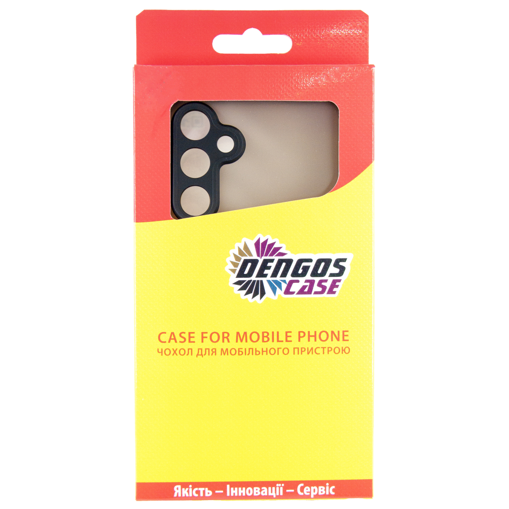 Чохол до мобільного телефона Dengos Samsung Galaxy A16 Matte + glass (Black) (DG-KM-133) - зображення 4