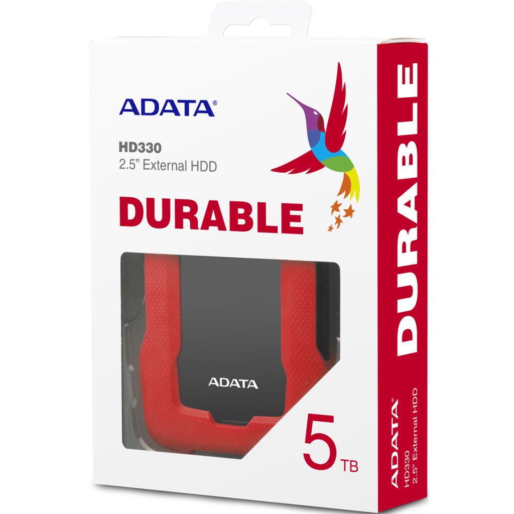 Зовнішній жорсткий диск 2.5" 5TB ADATA (AHD330-5TU31-CRD) - зображення 5