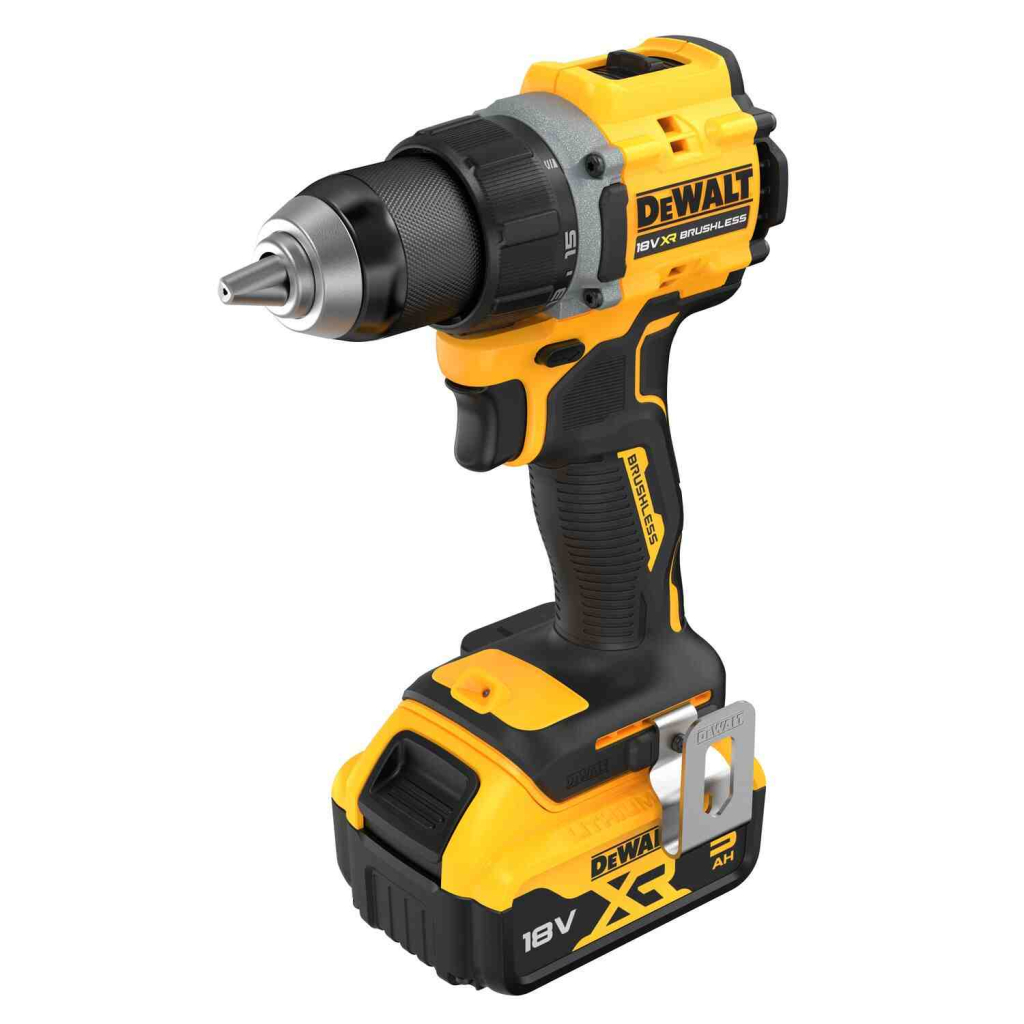 Шуруповерт DeWALT XR Li-Ion 18V, 2x5Ah, 74 Нм, 0-450/0-1650 об/хв, 1.12 кг, TSTAK (DCD794P2T) - зображення 2