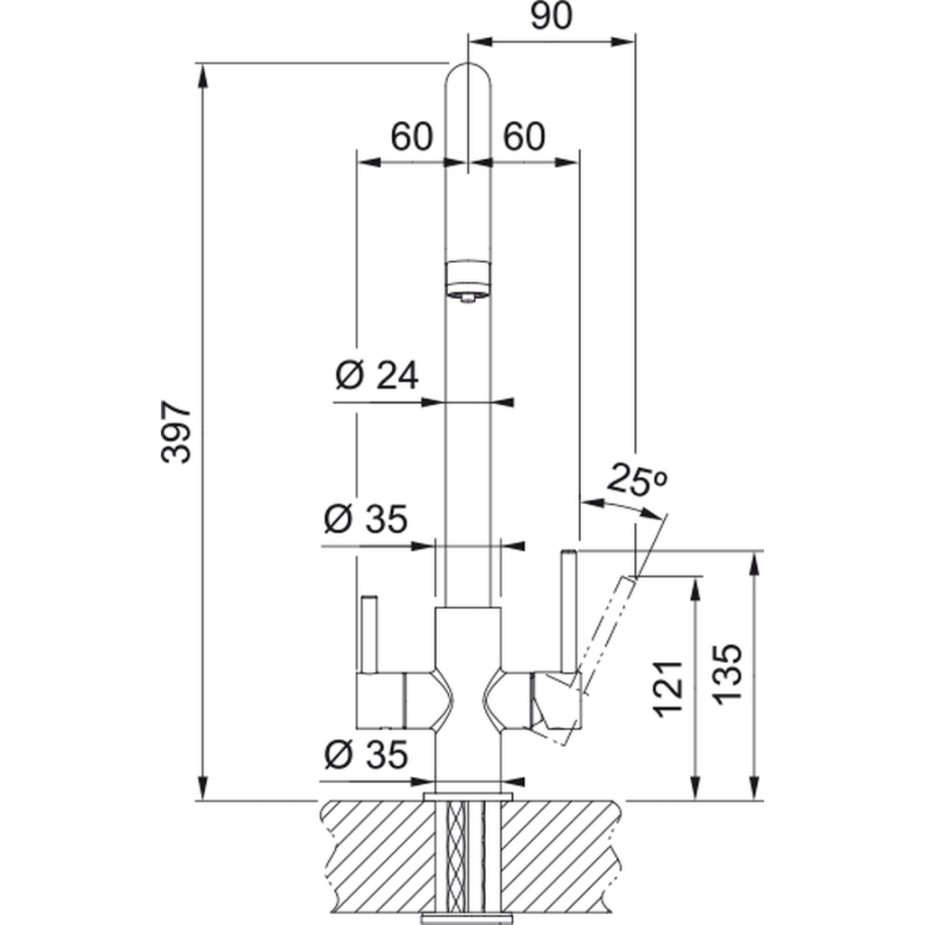 Змішувач Franke Lina Clear Water (160.0702.660) - зображення 4