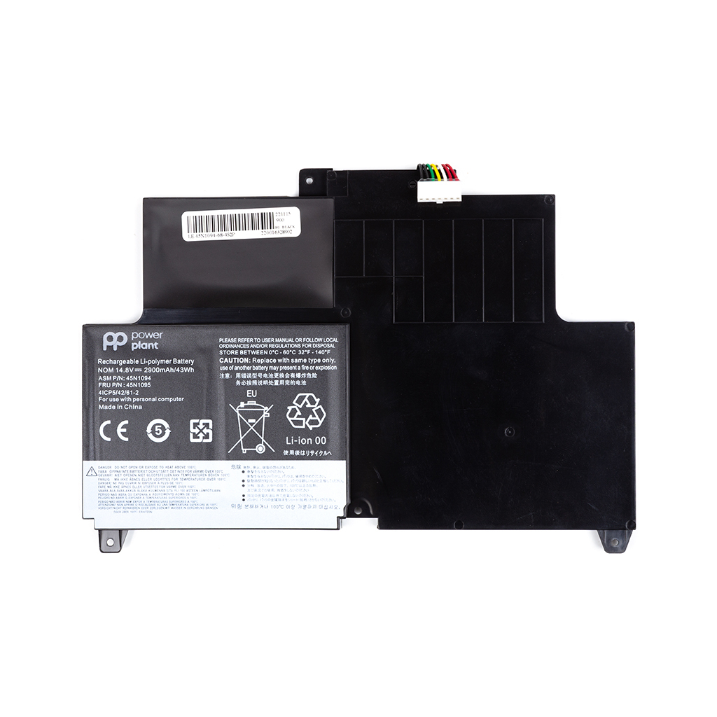 Акумулятор до ноутбука LENOVO ThinkPad S230u (45N1094) 14.8V 2900mAh PowerPlant (NB481828) - зображення 1