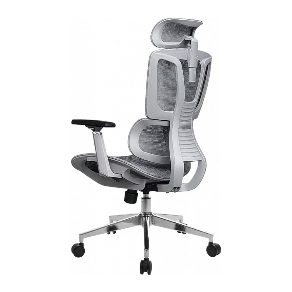 Офісне крісло GT Racer B-123A-S Gray - зображення 4