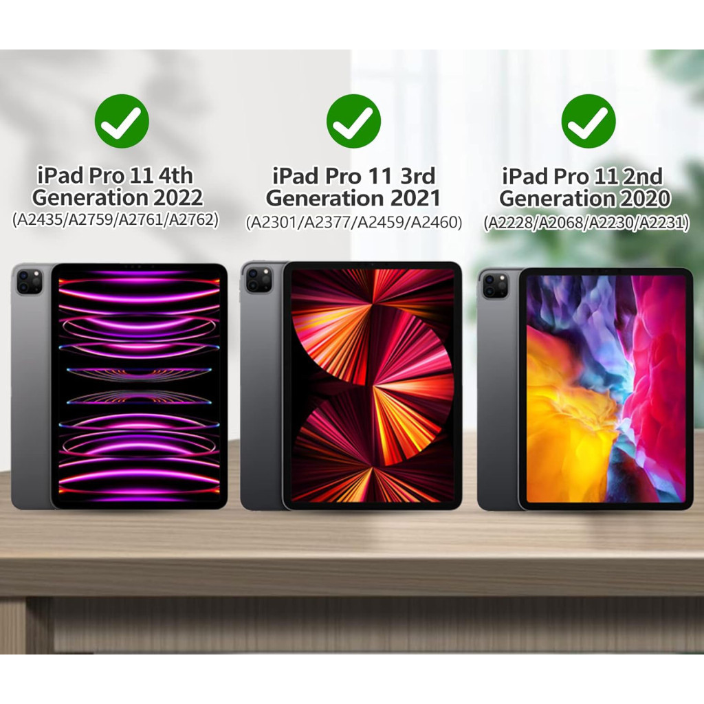 Чохол до планшета BeCover Tri Fold Hard TPU Apple iPad Pro 11 2020/2021/2022 Purple (711114) - зображення 7