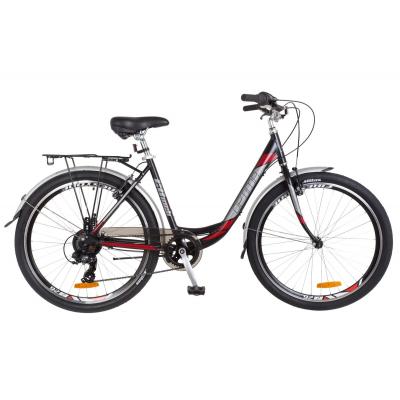 Велосипед Optimabikes 26" VISION 2018 14G планет. рама-18" Al чорно-червоний (OPS-OP-26-137) - изображение 1