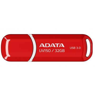 USB флеш накопичувач ADATA 32GB UV150 Red USB 3.0 (AUV150-32G-RRD) - зображення 1