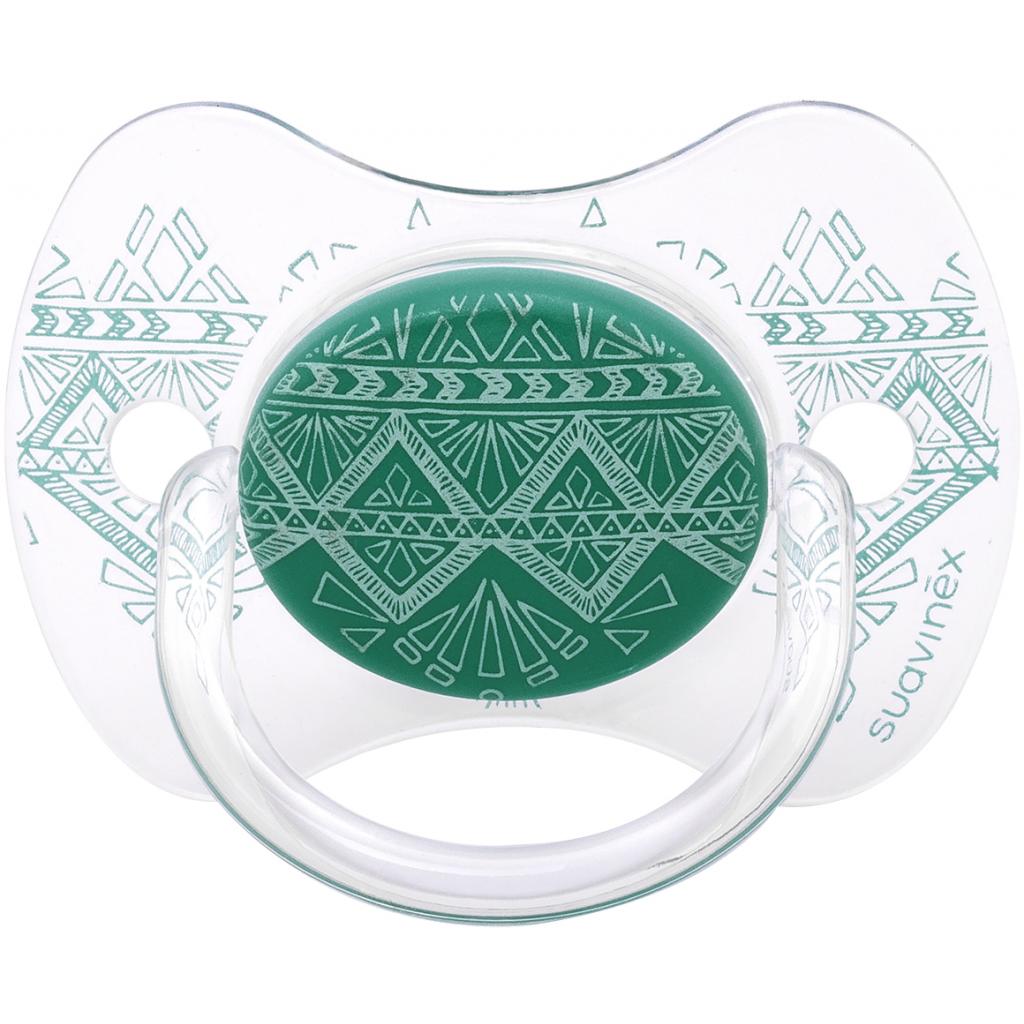 Пустушка Suavinex Couture 18 мес. 2 шт. зелена (304235) - зображення 1