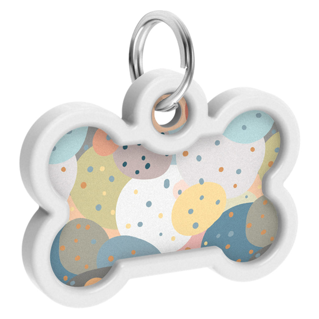 Адресник для тварин WAUDOG Smart ID з QR паспортом "Абстракція", кістка 40х28 мм (0640-0219) - изображение 4