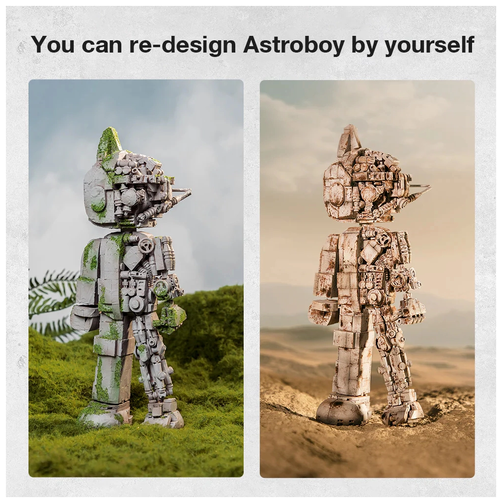 Конструктор Pantasy Astro Boy: Чисто біла версія (86206) - зображення 10