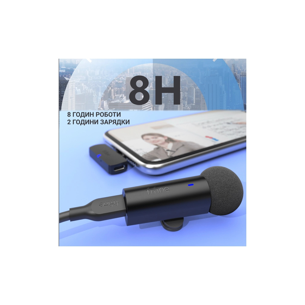 Микрофон Fifine M6 Wireless Black (M6) - изображение 8
