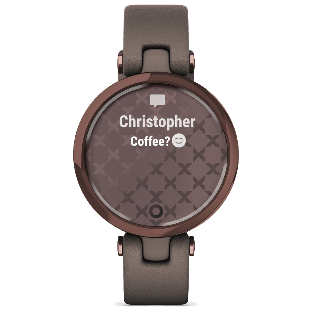 Смарт-годинник Garmin Lily, DarkBronze, Paloma, Leather (010-02384-B0) - зображення 8