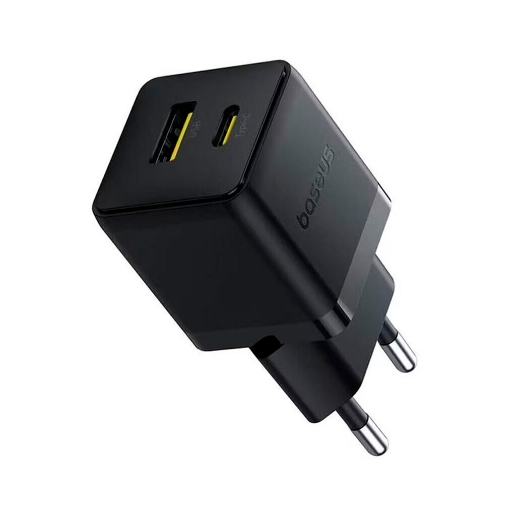 Зарядний пристрій Baseus Palm Fast Charger C+U 30W cluster black (P1011160A113-00) - зображення 1