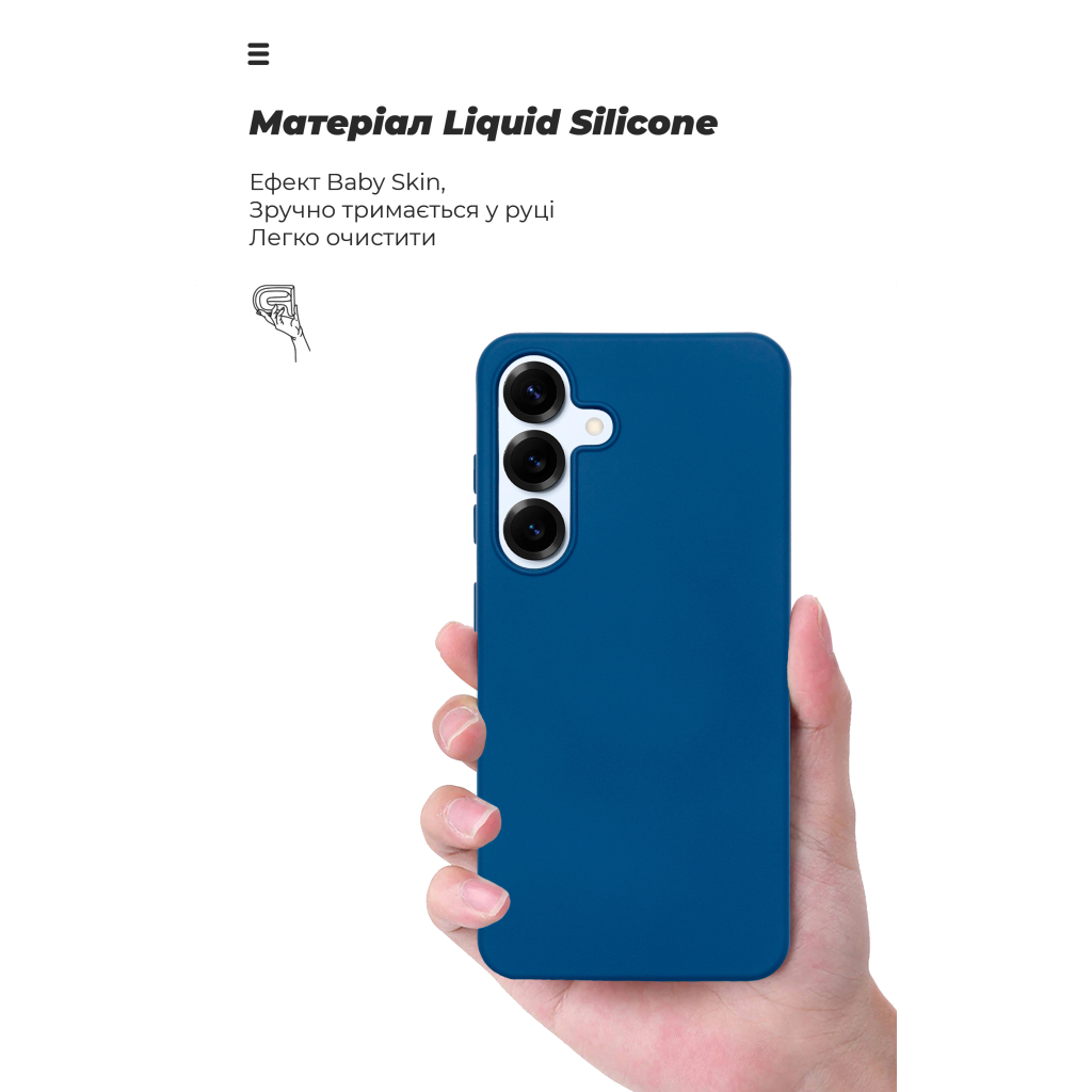 Чохол до мобільного телефона Armorstandart ICON Samsung S25 Blue (ARM88144) - зображення 7