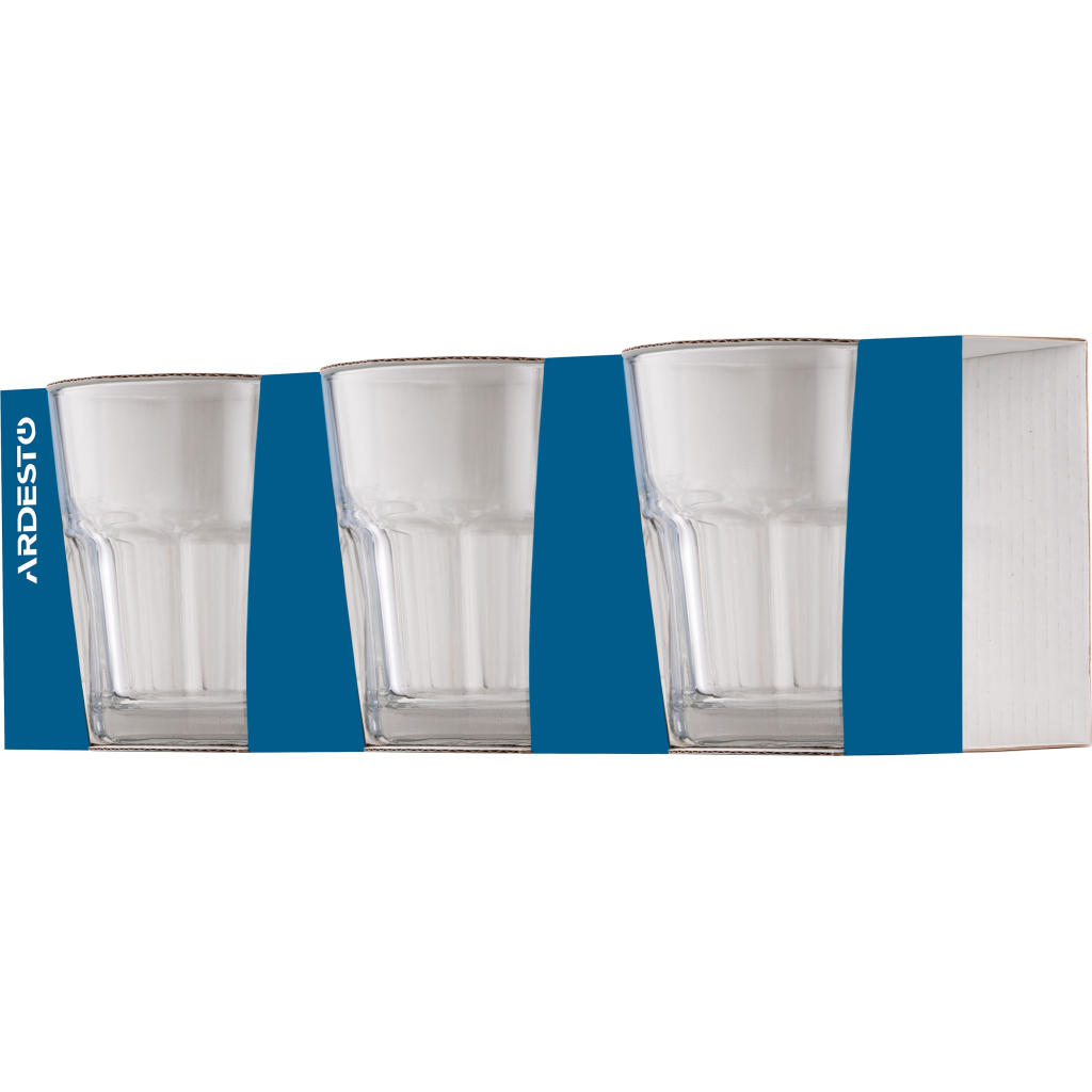 Набір склянок Ardesto Salerno 305 мл 3 шт (AR2630WS) - зображення 2