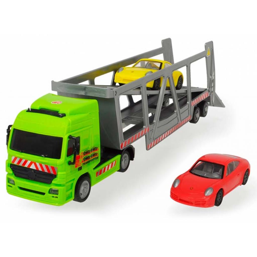 Спецтехніка Dickie Toys Автотранспортер з 2 машинками 38 см (3747005) - зображення 2