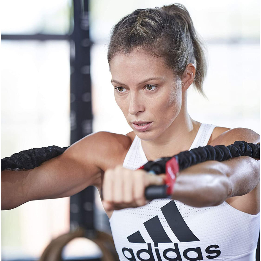 Еспандер Adidas Power Tube ADTB-10603 чорний, червоний 122 см (885652000284) - зображення 8