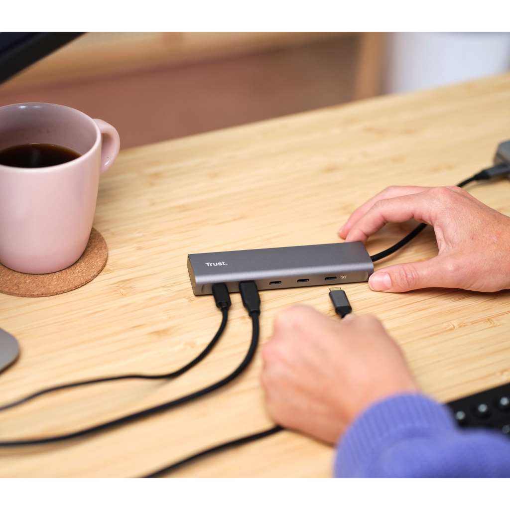 Концентратор Trust Halyx 5-Port USB-C Hub (25136) - зображення 7
