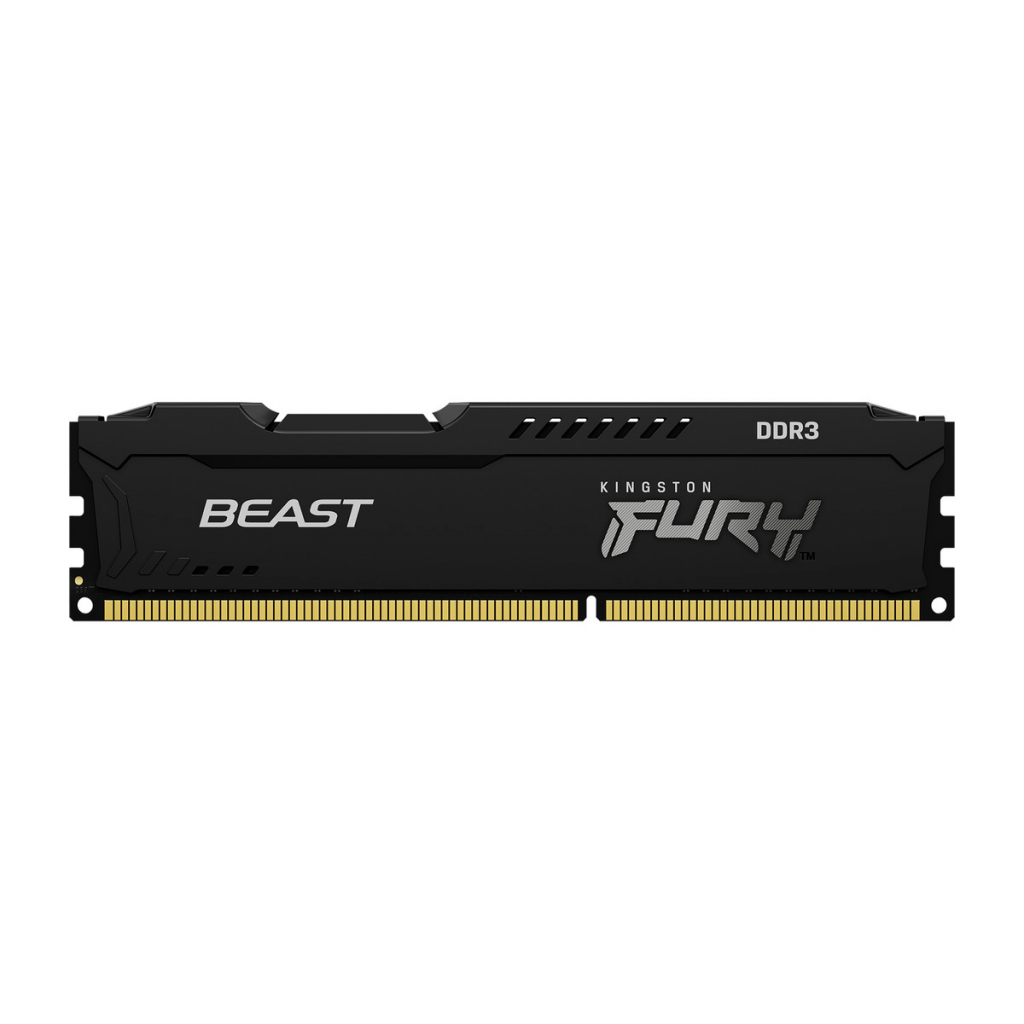Модуль пам'яті для комп'ютера DDR3 16GB (2x8GB) 1866 MHz Fury Beast Black Kingston Fury (ex.HyperX) (KF318C10BBK2/16) - зображення 3