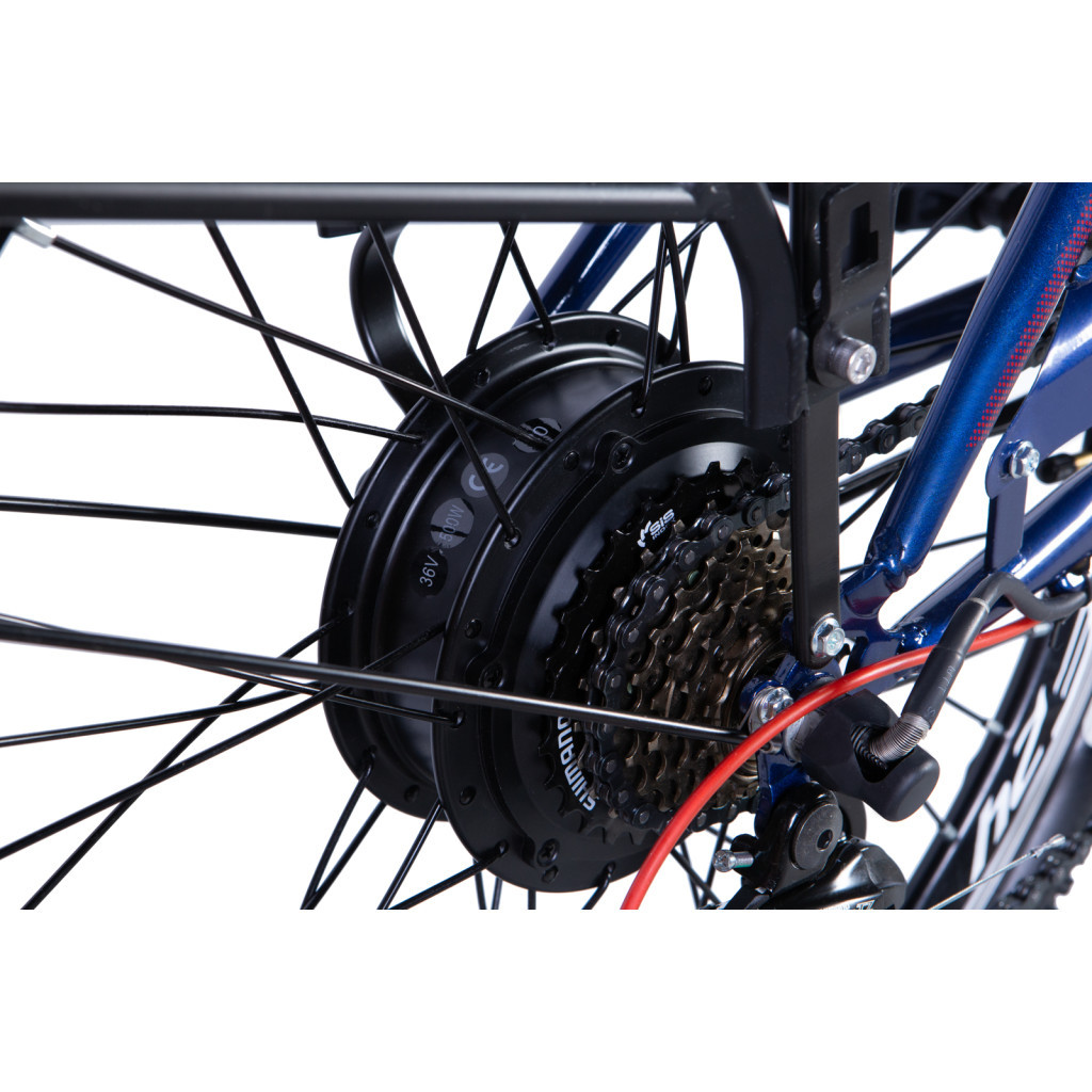 Електровелосипед Formula eSMART FRW AM Vbr 24" 15" 36B 12.5А*г St 2024 Чорний (ELB-FR-24-030) - зображення 6