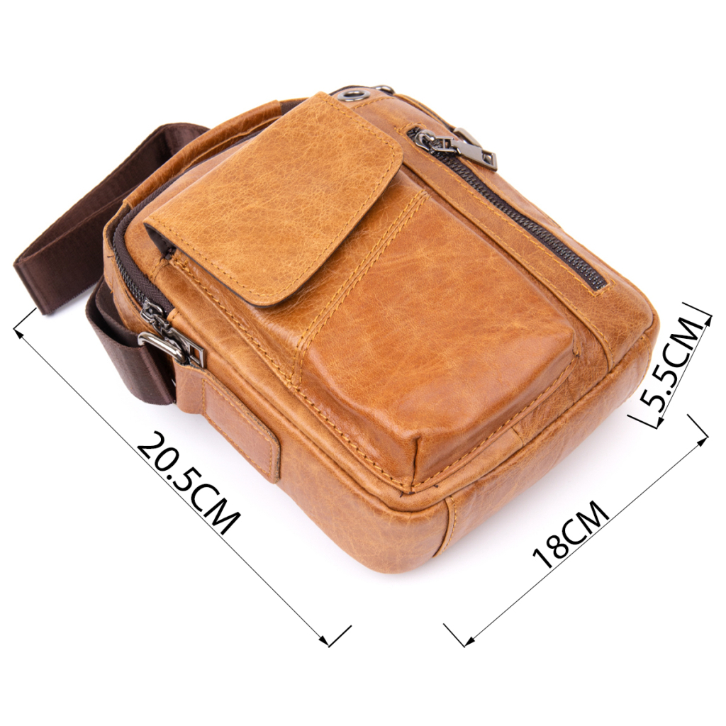 Сумка Vintage З отвором для навушників Руда (20416) - зображення 3