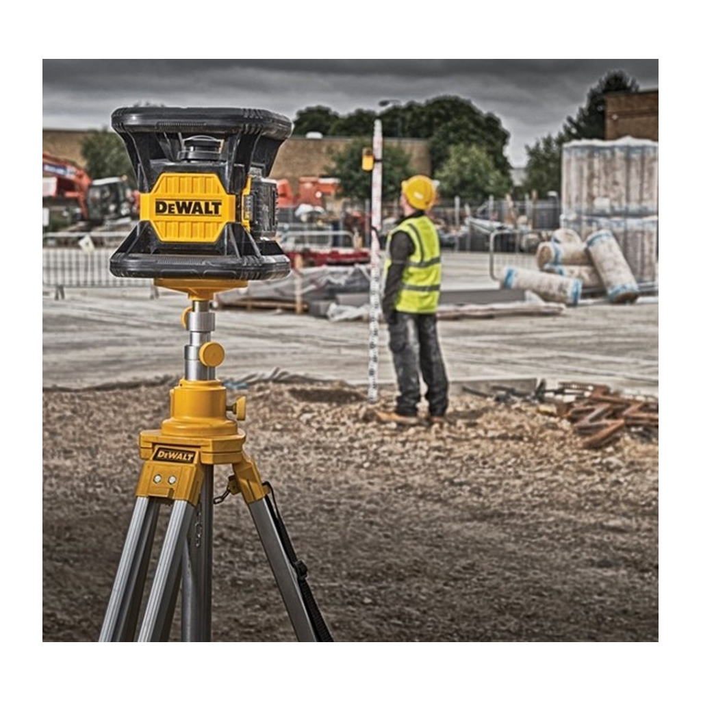 Лазерний нівелір DeWALT ротаційний, 18В XR Li-Ion, червоний промінь, 4.5 кг, 2Ah, ЗП, кейс (DCE079D1R) - зображення 4
