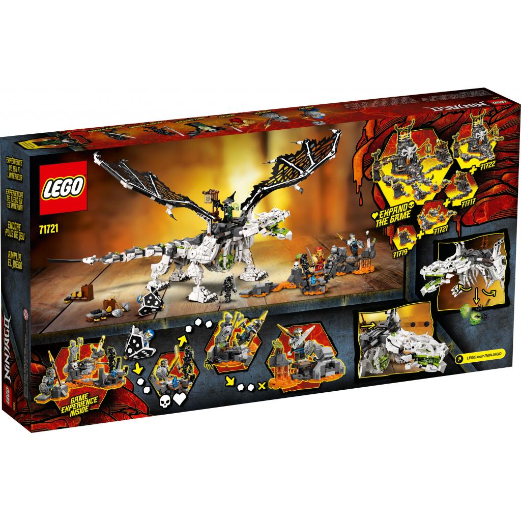 Конструктор LEGO Ninjago Дракон чаклуна-скелета 1016 деталей (71721) - зображення 6