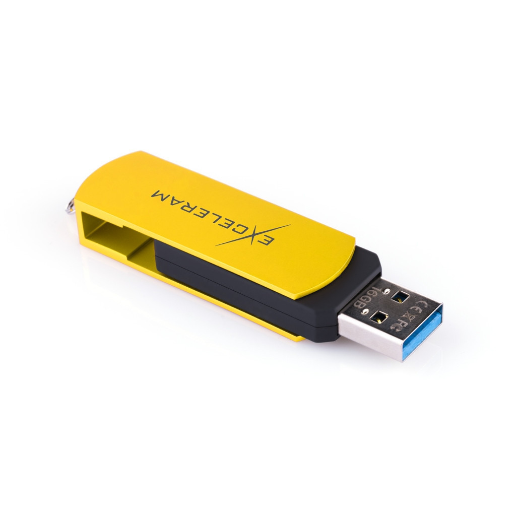 USB флеш накопичувач eXceleram 64GB P2 Series Yellow2/Black USB 3.1 Gen 1 (EXP2U3Y2B64) - зображення 5
