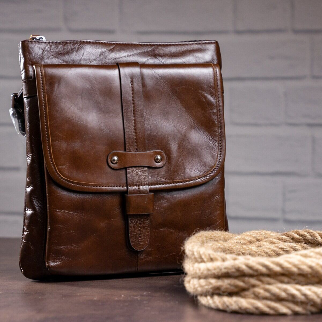 Сумка Vintage Коричнева (14091) - зображення 3