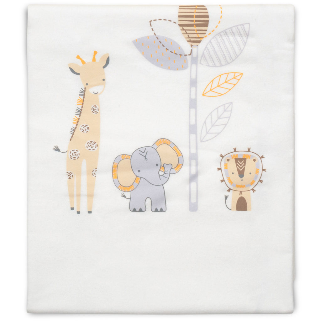 Плед Bibaby зі звірятками (64619-cream) - зображення 1