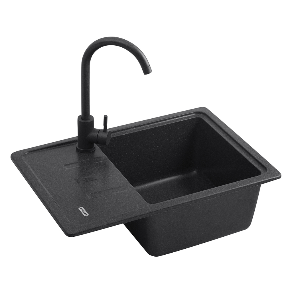 Мийка кухонна Kroner KompositGRB-6243 (CV031063) - зображення 6