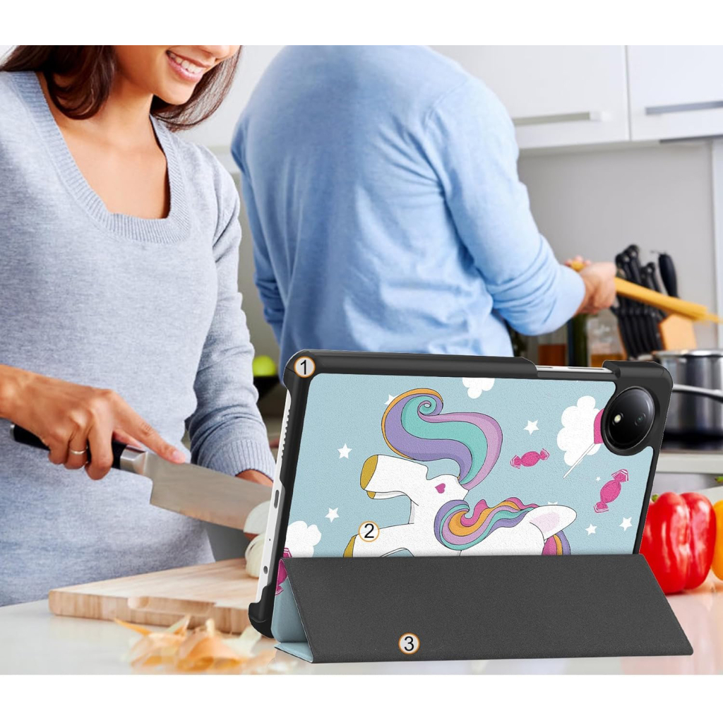 Чохол до планшета BeCover Smart Case Xiaomi Redmi Pad SE 8.7" Unicorn (711919) - зображення 6