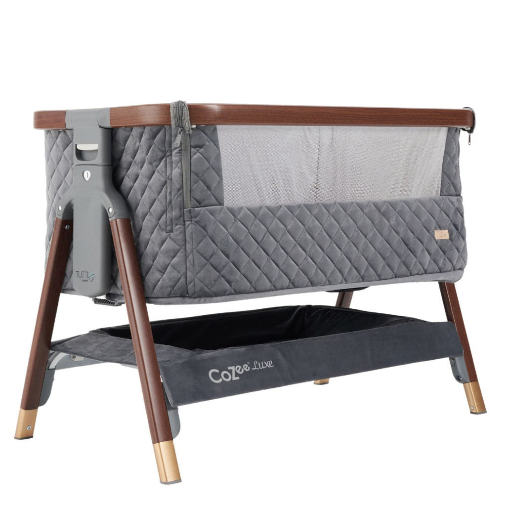 Ліжечко Tutti Bambini CoZee Luxe dark gray (211208/6506) - зображення 1