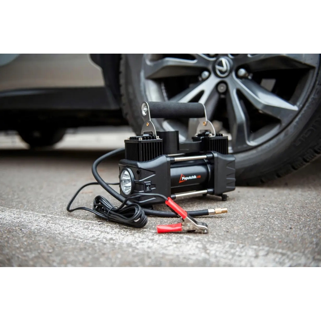 Автомобільний компресор Poputchik 85л/хв, 10 А (13-012-IS-D) - зображення 7