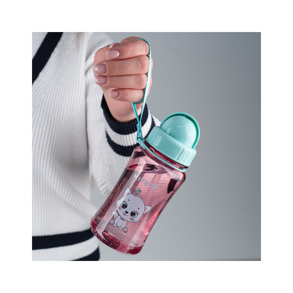 Поїльник-непроливайка Kite Kitty, 350 мл, рожева (K25-399-2) - зображення 3