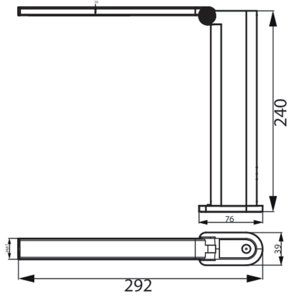 Настільна лампа Philips LED Amber 5W, 4000K, 1800mAh (Lithium battery), білий (929003194507) - зображення 6