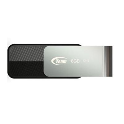 USB флеш накопичувач Team 8GB C142 Black USB 2.0 (TC1428GB01) - зображення 1