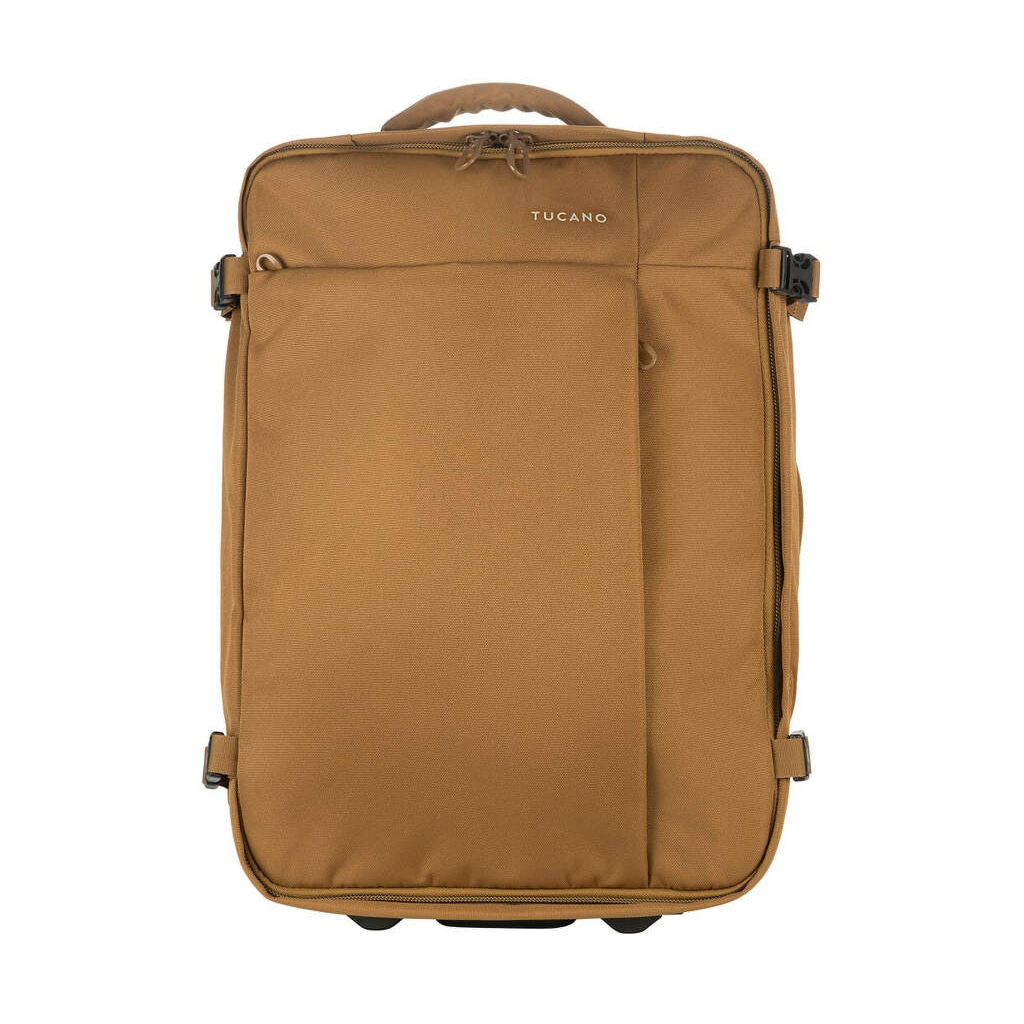 Дорожня сумка Tucano Tugo Trolley на 2-х колесах S 34 л коричнева (BTRTUG-S-MC) - зображення 2