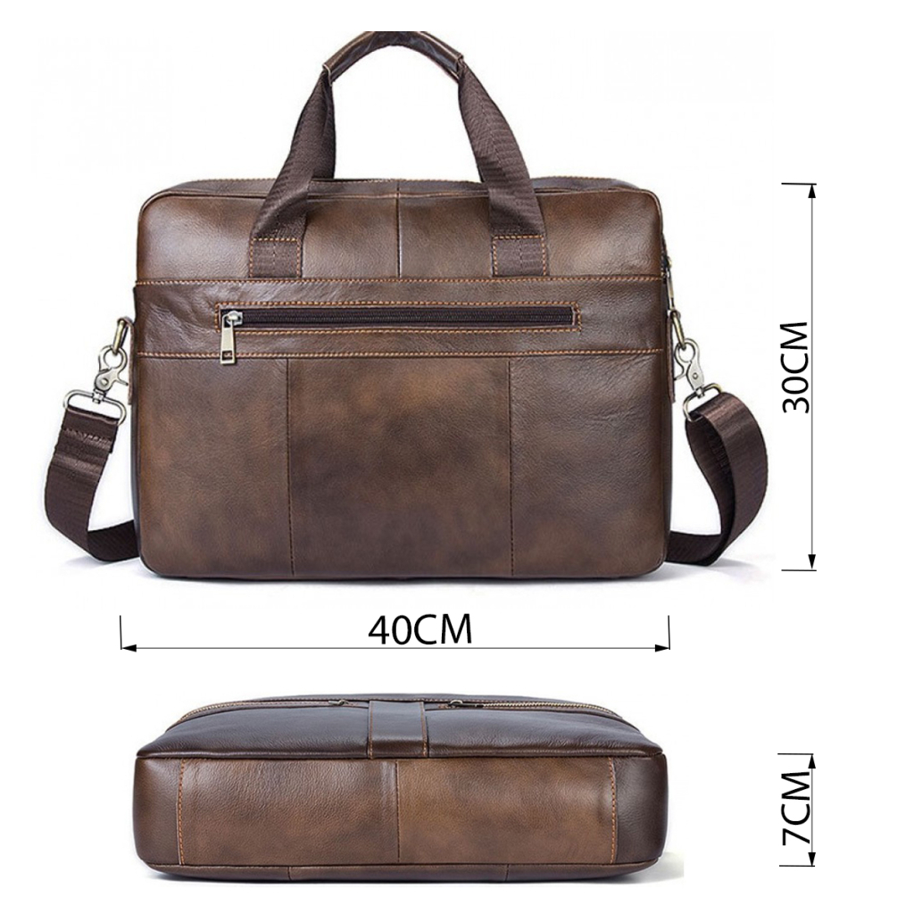 Сумка Vintage Шкіряна Коричнева (14626) - зображення 3