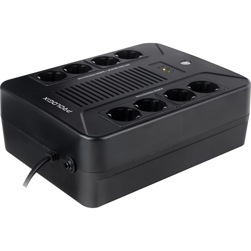 Пристрій безперебійного живлення Prologix 650VA 360W (PLP650VA8LED) - зображення 5