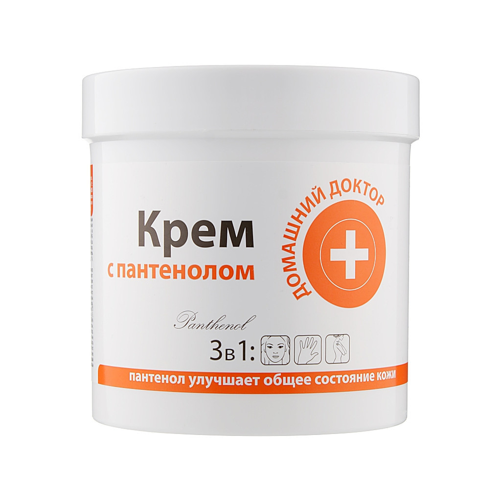 Крем для тіла Домашній Доктор З пантенолом 250 мл (4823015943478) - зображення 1