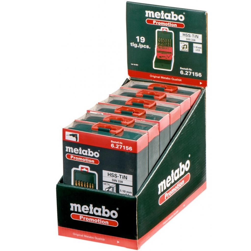 Набір свердл Metabo HSS-TiN 19шт. Promotion (627156000) - зображення 2