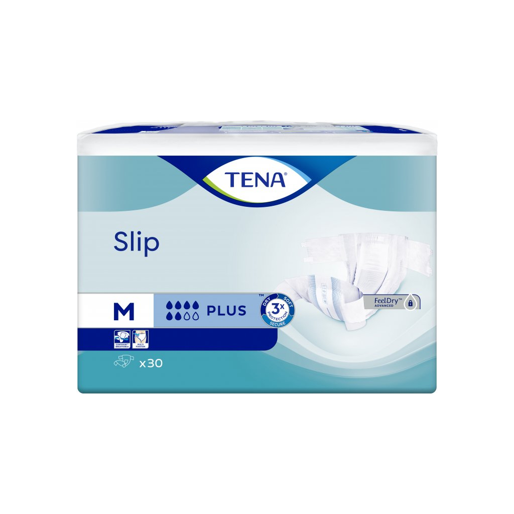 Підгузки для дорослих Tena Slip Plus Medium 30 шт (7322541118871_7322541117980) - зображення 2