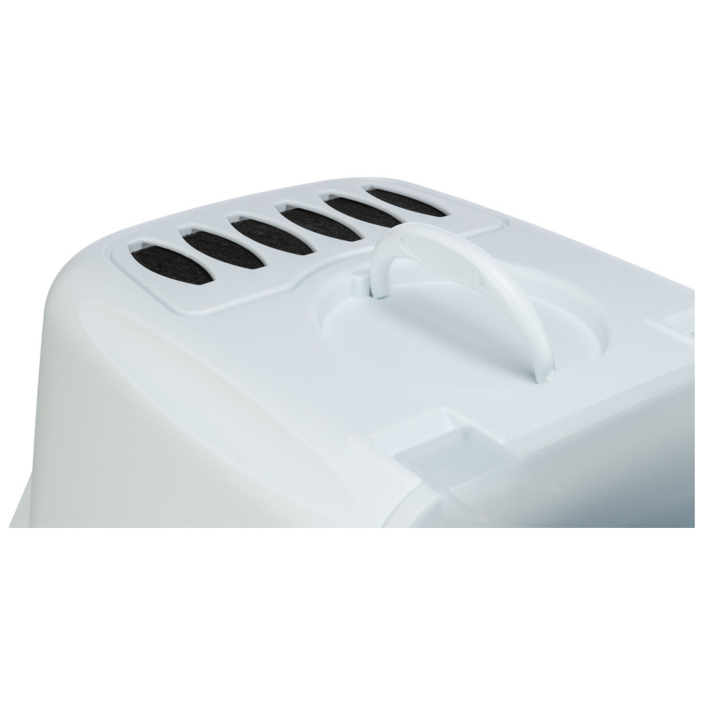 Туалет для котів Trixie Vico з напівпрозорим верхом 40х40х56 см блакитно-білий (4011905403410) - изображение 4