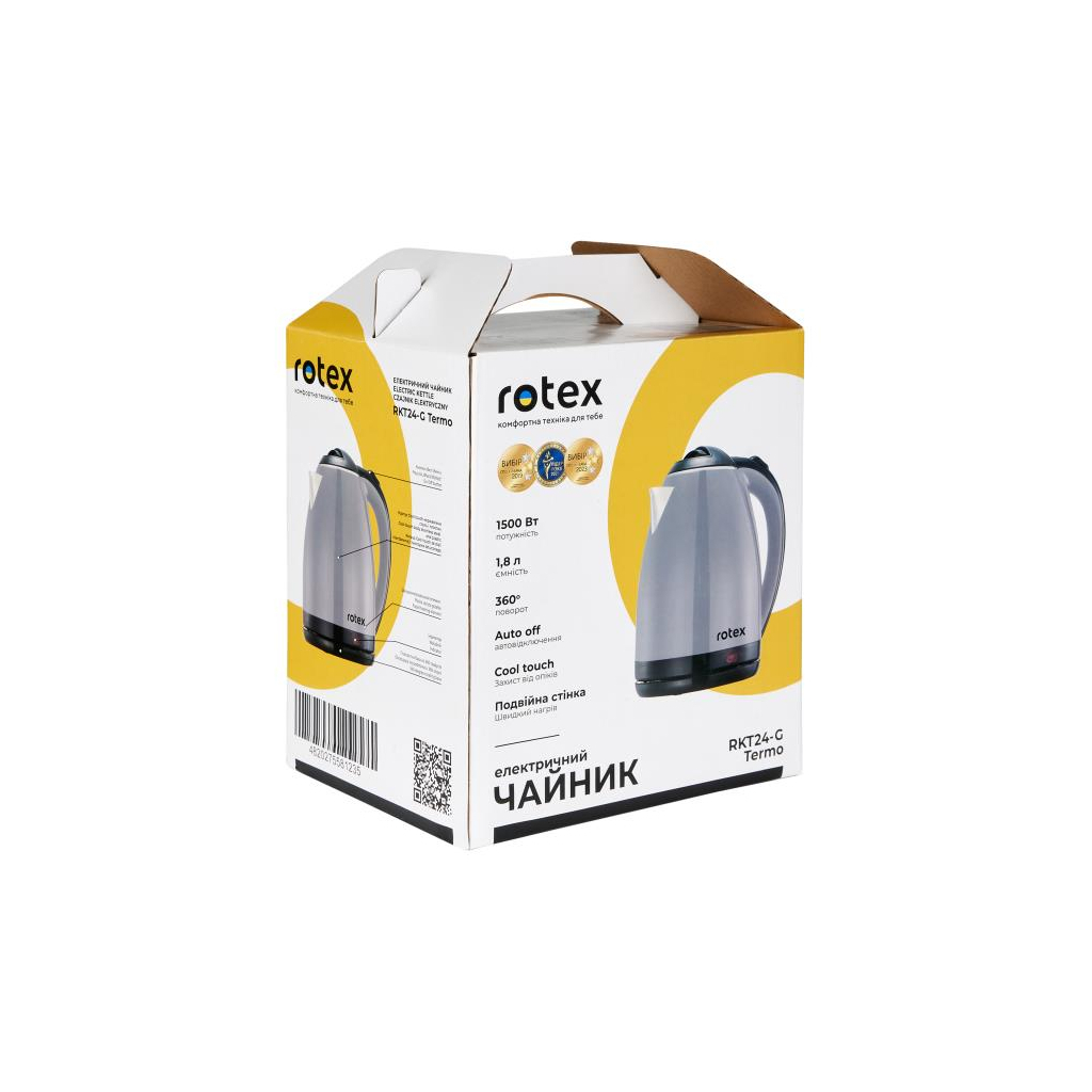 Електрочайник Rotex RKT24-G Termo - зображення 7