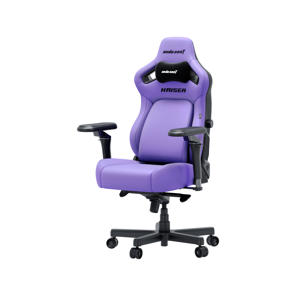 Крісло ігрове Anda Seat Kaiser 4 V2 PVC Size XL Purple (AD12YDDC-XLL-20-V-PV/C-03) - зображення 3