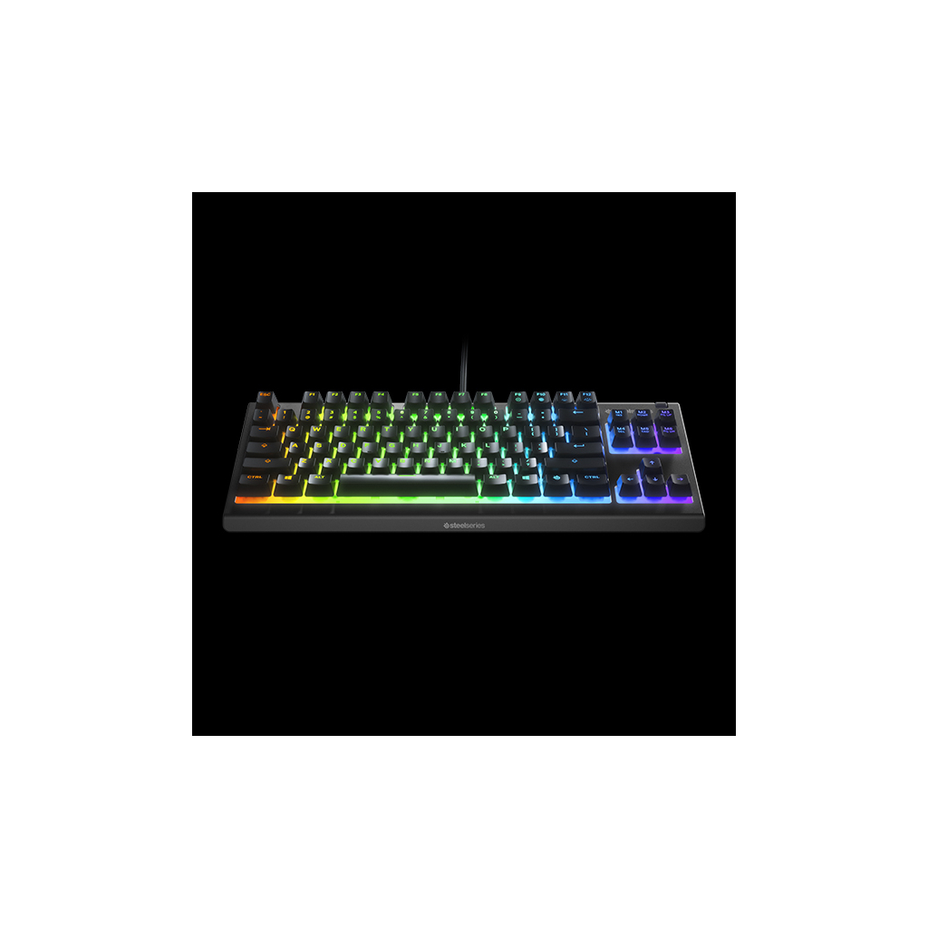 Клавіатура SteelSeries Apex 3 TKL UA USB Black (64831) - зображення 2