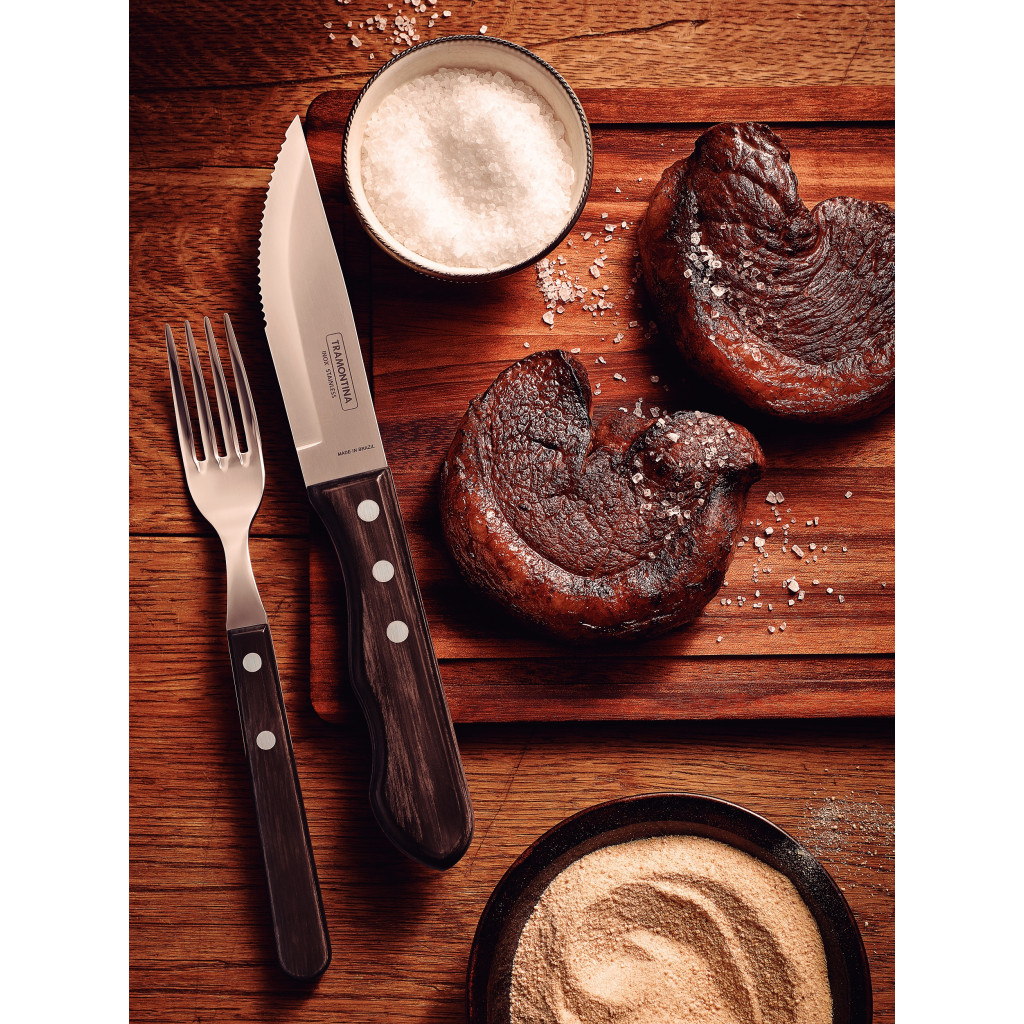 Набір столових приборів Tramontina Barbecue Polywood 12 предм Jumbo (21199/996) - изображение 4