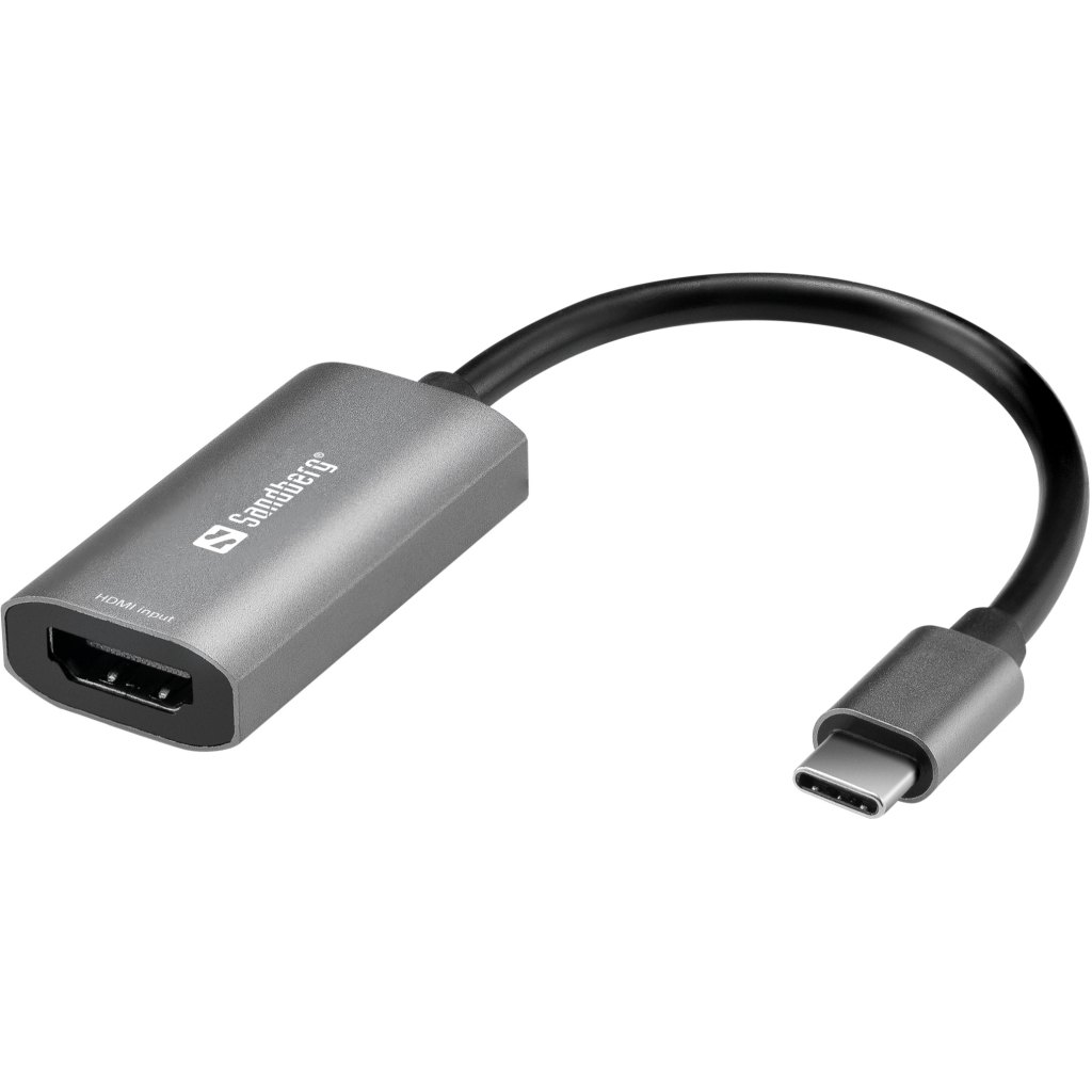 Перехідник USB 3.1 Type-С to HDMI (F) 4K Sandberg (136-36) - зображення 1
