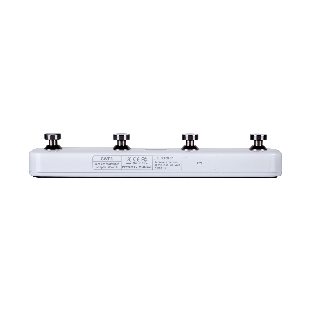 Футконтролер Mooer GWF4 Wireless Footswitch White - зображення 3